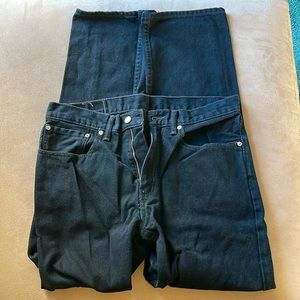 Levi 505 Men’s Black Jeans Size 34x34